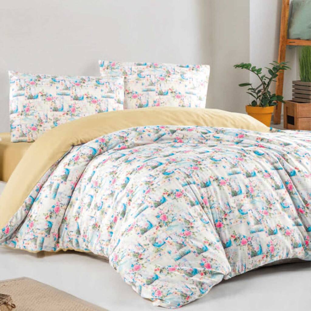 Aryıldız Home Exclusive Pinky Saten Çift Kişilik Nevresim Takımı - Aryıldız