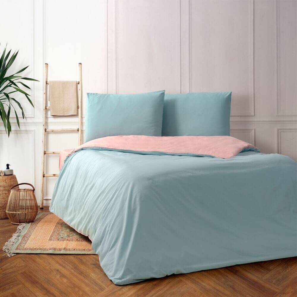 Aryıldız Home Mint Pembe Tek Kişilik Nevresim Takımı - Aryıldız