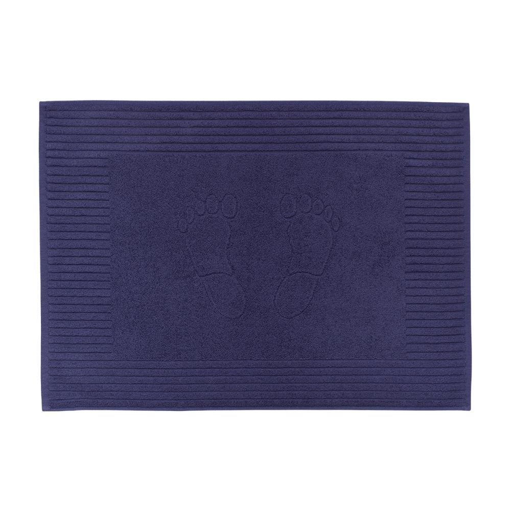 Ayak Havlusu 50x70 Ayak İzli Lacivert - Maxstyle
