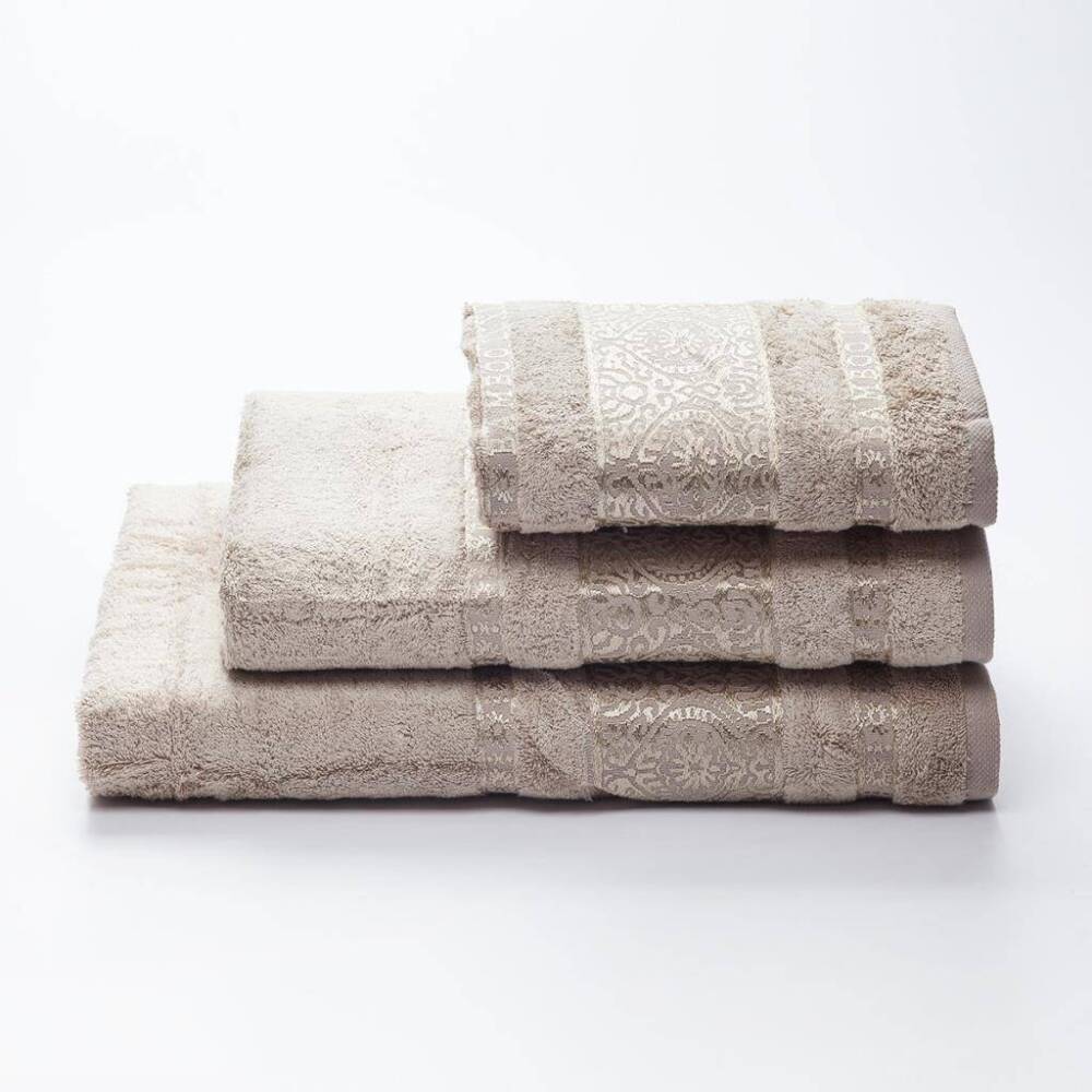 Bambu Luxury Havlu 50x90 Bej - Maxstyle