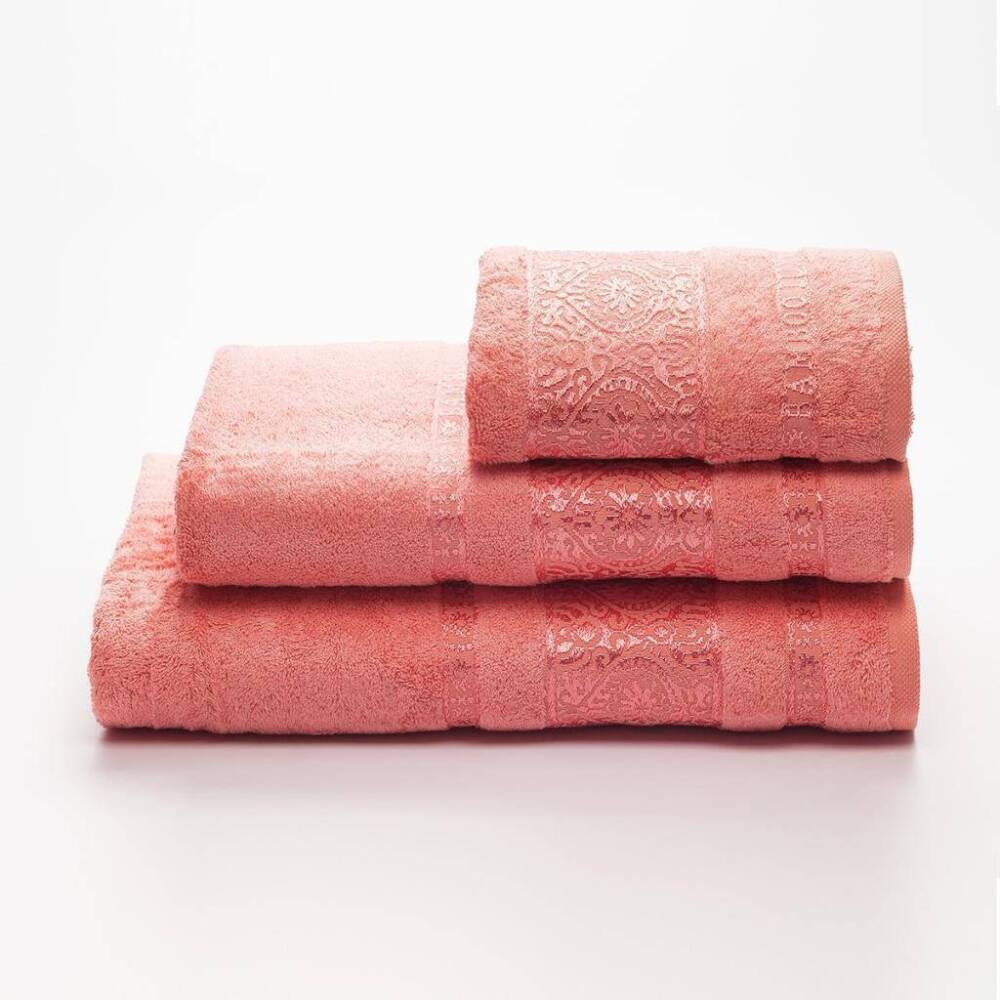 Bambu Luxury Havlu 50x90 Somon - Maxstyle