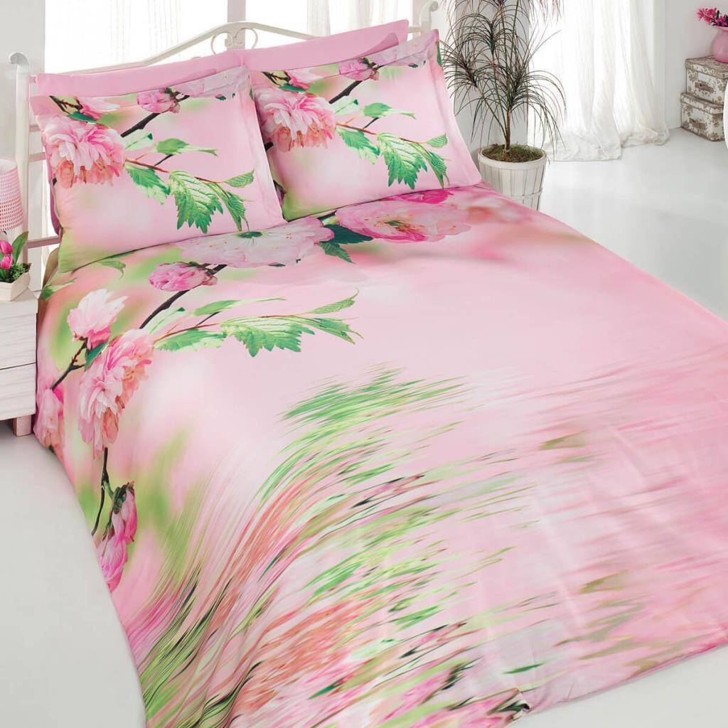 Maxstyle 3D Saten Sunset Çift Kişilik Nevresim Takımı - Maxstyle