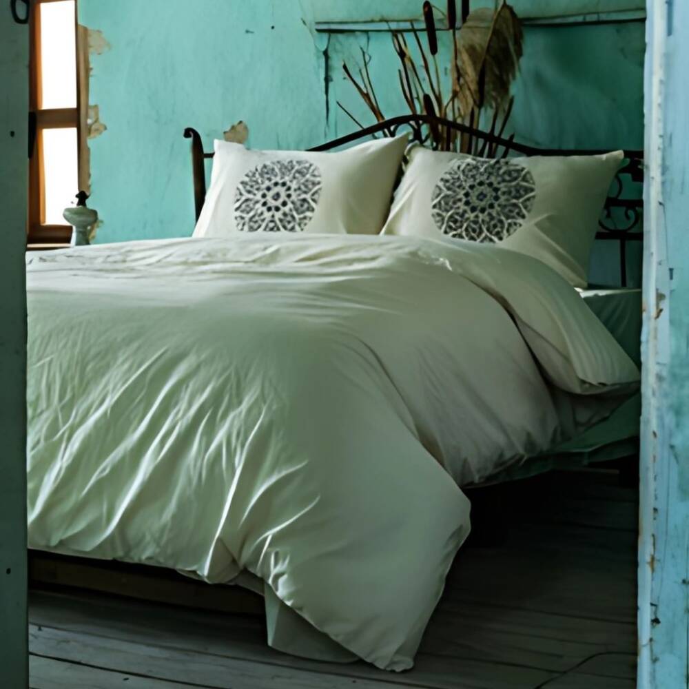 Saint Louis Andalusıa (Fitilli) Stonewashed Nevresim Seti Çift Kişilik 220x240 cm - SAINT LOUIS