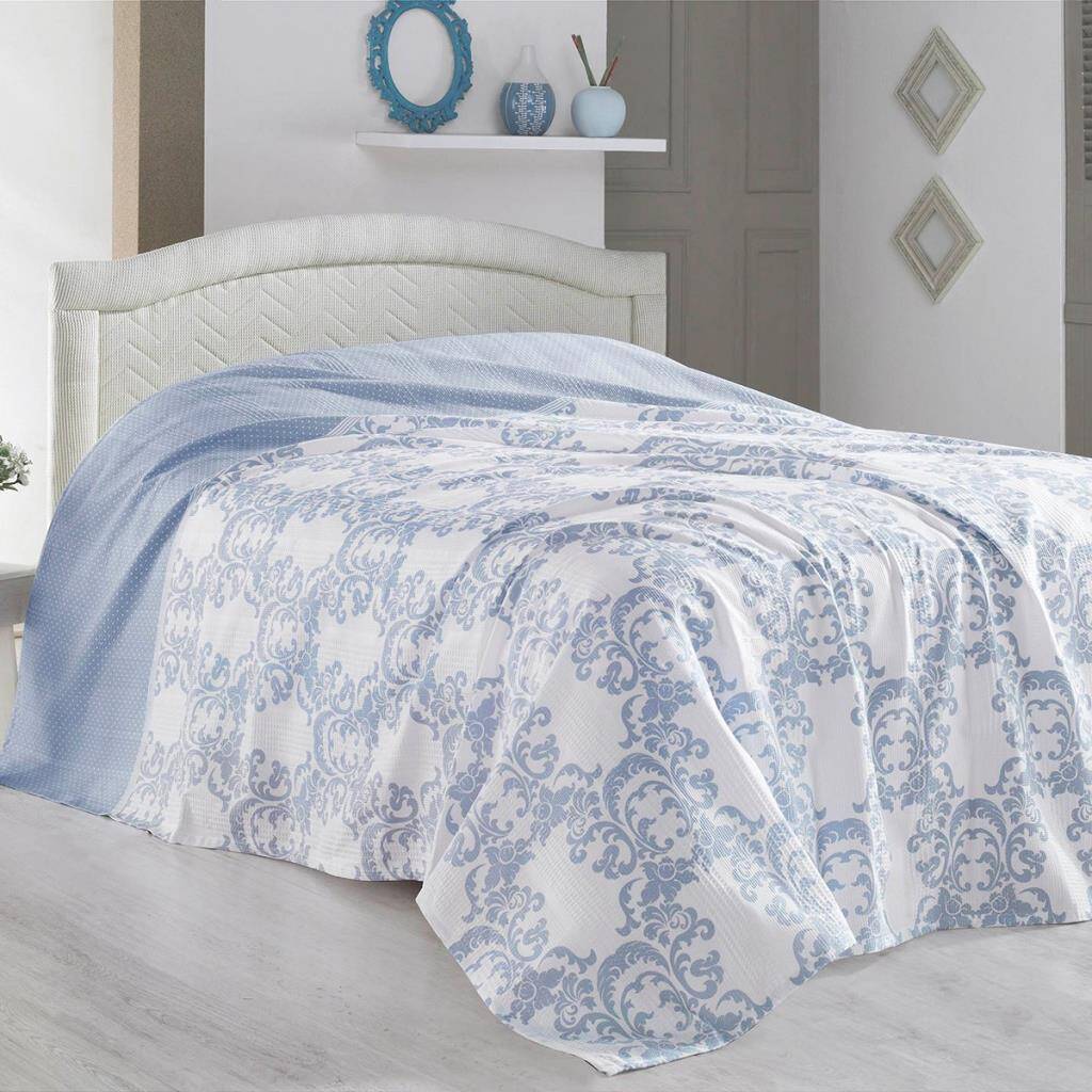 Maxstyle Baskılı Pike Marla Çift Kişilik 220x230 cm - 1