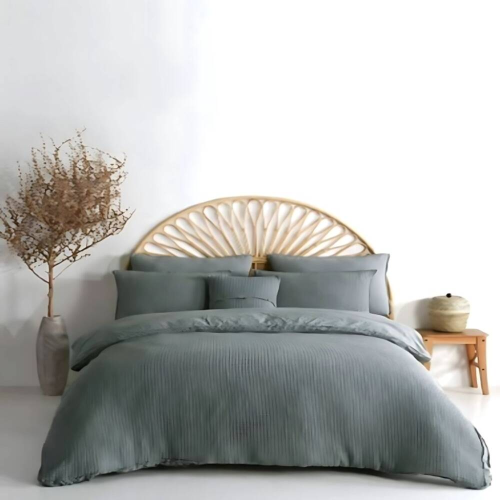 Saint Louis Exclusıve (Fırfırlı) Stonewashed Nevresim Seti Çift Kişilik 220x240 cm - SAINT LOUIS