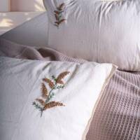 	 Maxstyle Helen Çift Kişilik Pike Takımı Bej 240x260 cm - 1