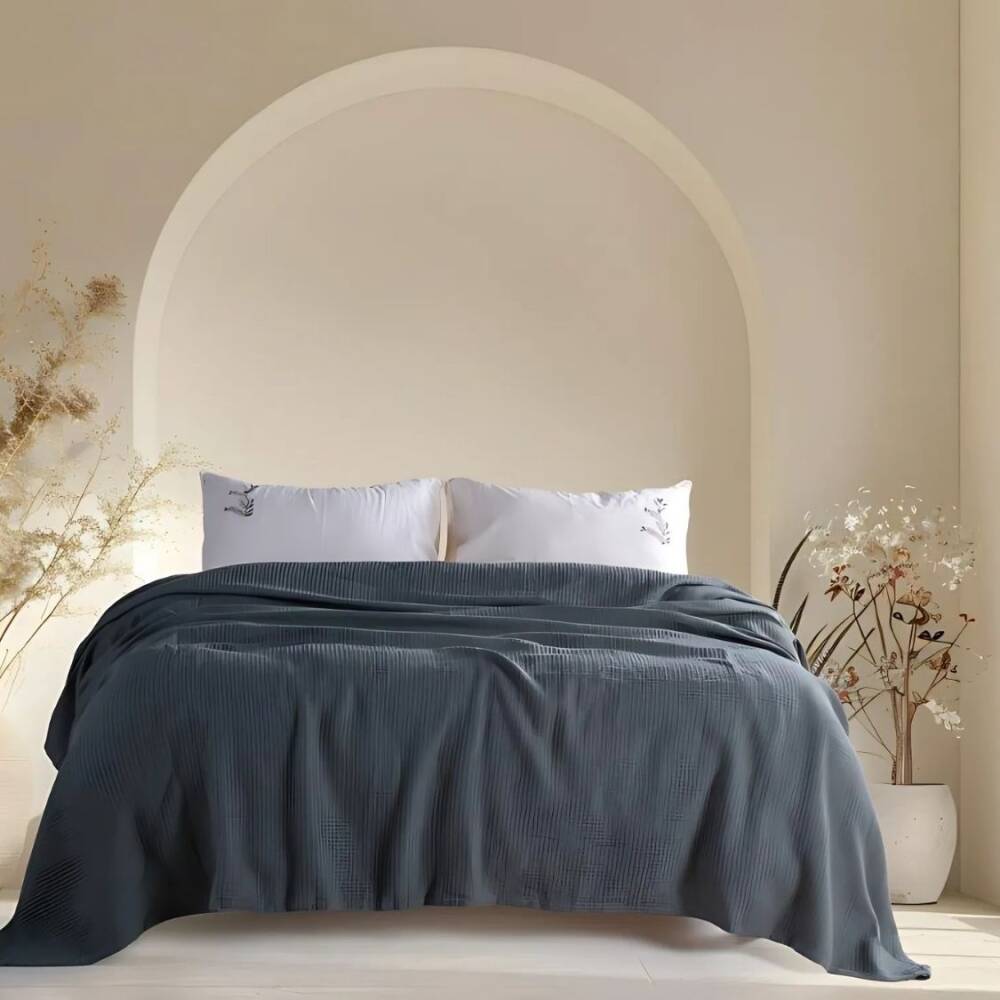 Maxstyle Helen Çift Kişilik Pike Takımı Haki 240x260 cm - 2