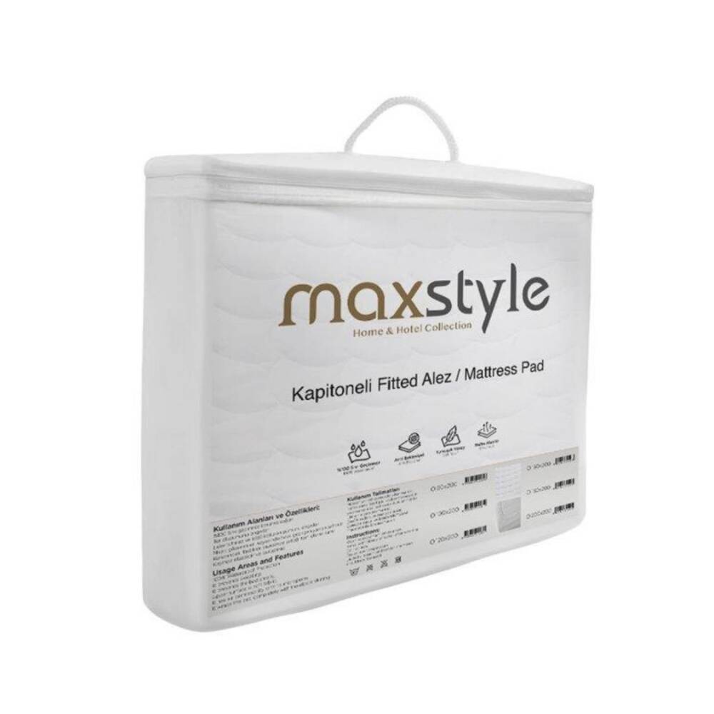 Maxstyle Kapitoneli Alez 180x200 cm Fitted Sıvı Geçirmez - 2