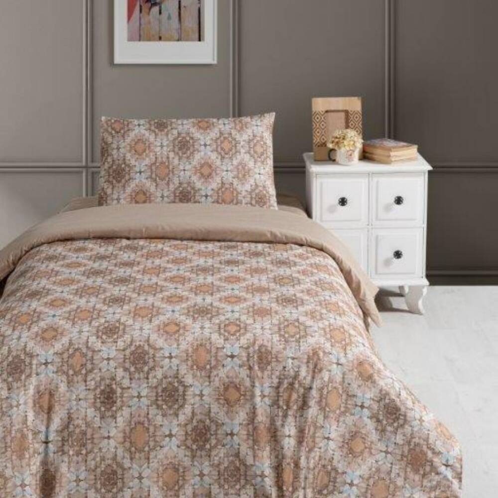 Maxstyle Poplin Deluxe Digital Gilya Tek Kişilik Nevresim Takımı 160x220 - Maxstyle