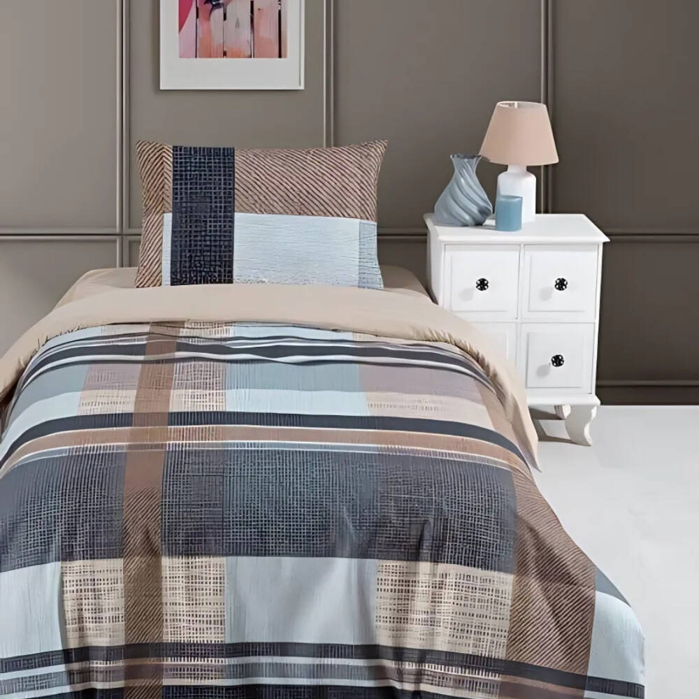 Maxstyle Poplin Deluxe Digital Romy Tek Kişilik Nevresim Takımı 160x220 cm - Maxstyle