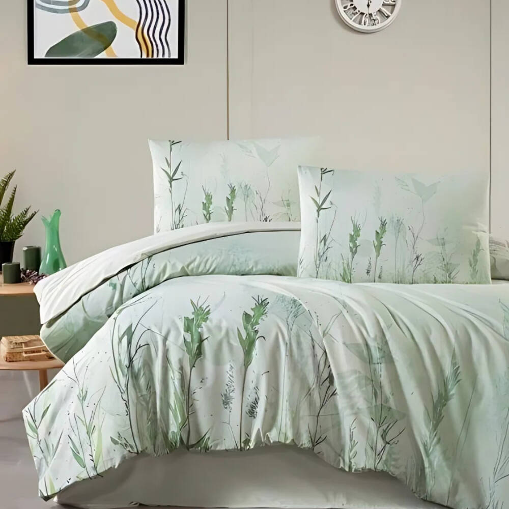 Maxstyle Poplin Deluxe Digital Sefira Çift Kişilik Nevresim Takımı 220x240 cm - Maxstyle