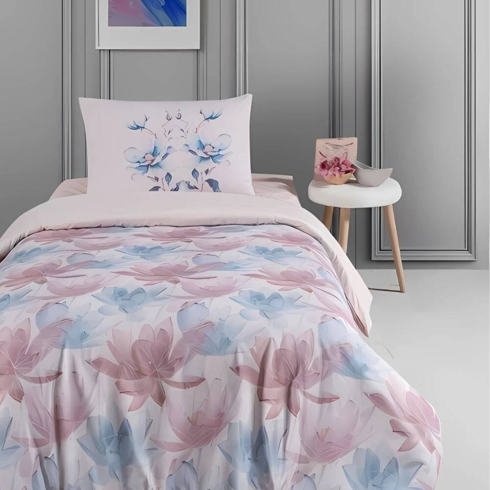 Maxstyle Poplin Deluxe Digital Aura Tek Kişilik Nevresim Takımı 160x220 cm - Maxstyle