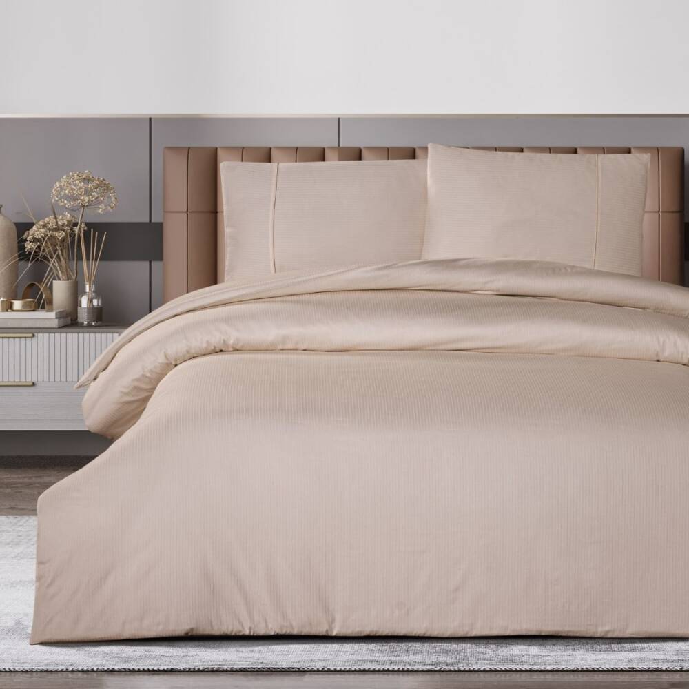 Maxstyle Premium Stripe Saten 160x220 Tek Kişilik Nevresim Takımı - 5