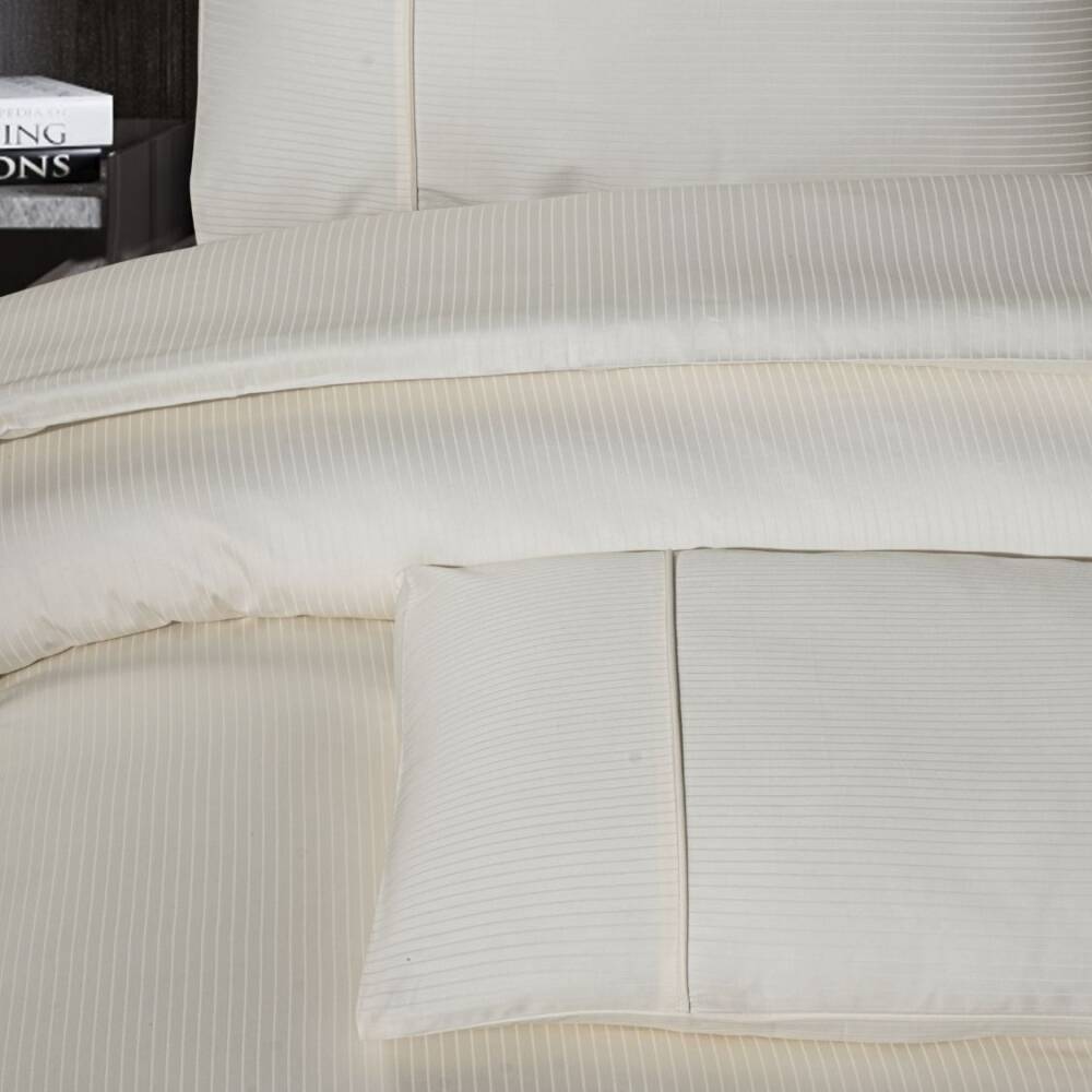 Maxstyle Premium Stripe Saten 160x220 Tek Kişilik Nevresim Takımı - 8