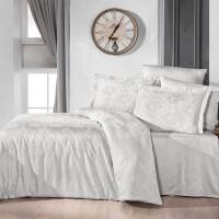 Saint Louis Prestige Krem Çift Kişilik Nevresim Takımı 200x220 Cm - 1