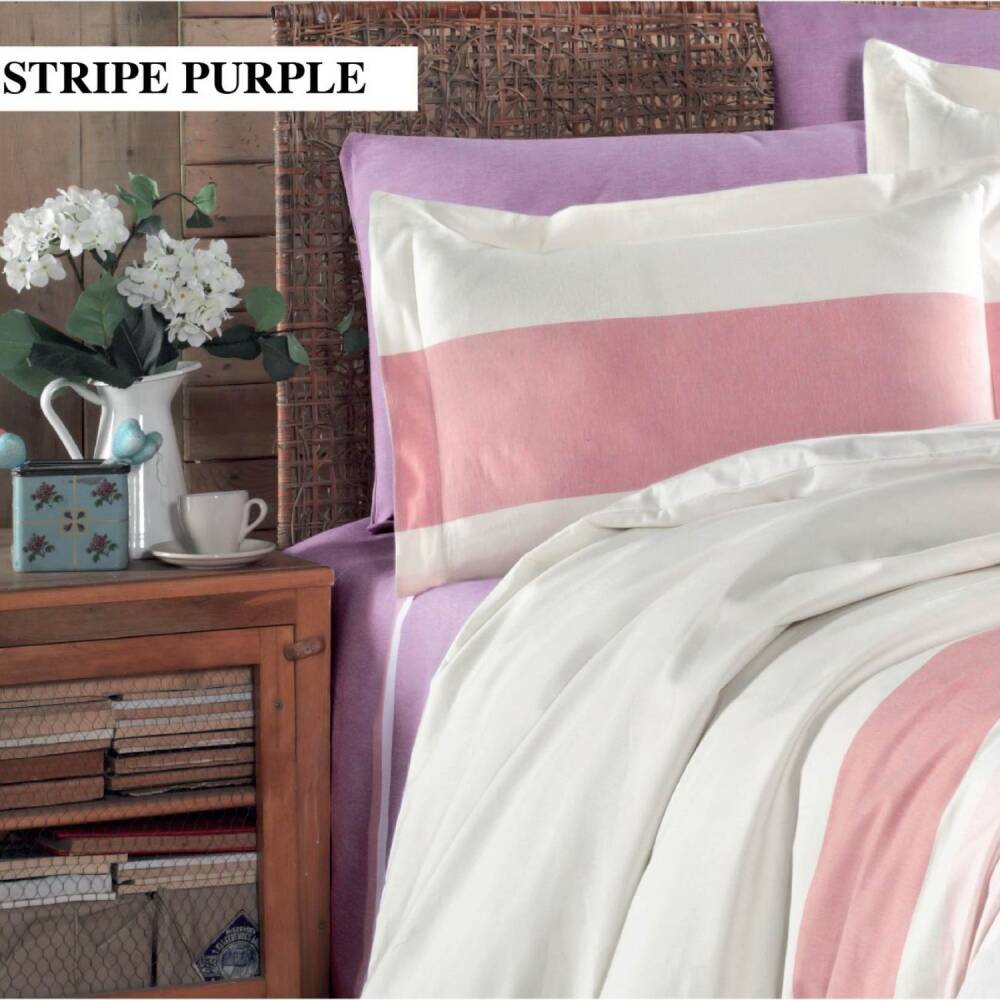 Saint Louis Stripe Çift Kişilik Nevresim Takımı 200x220 Cm - 4