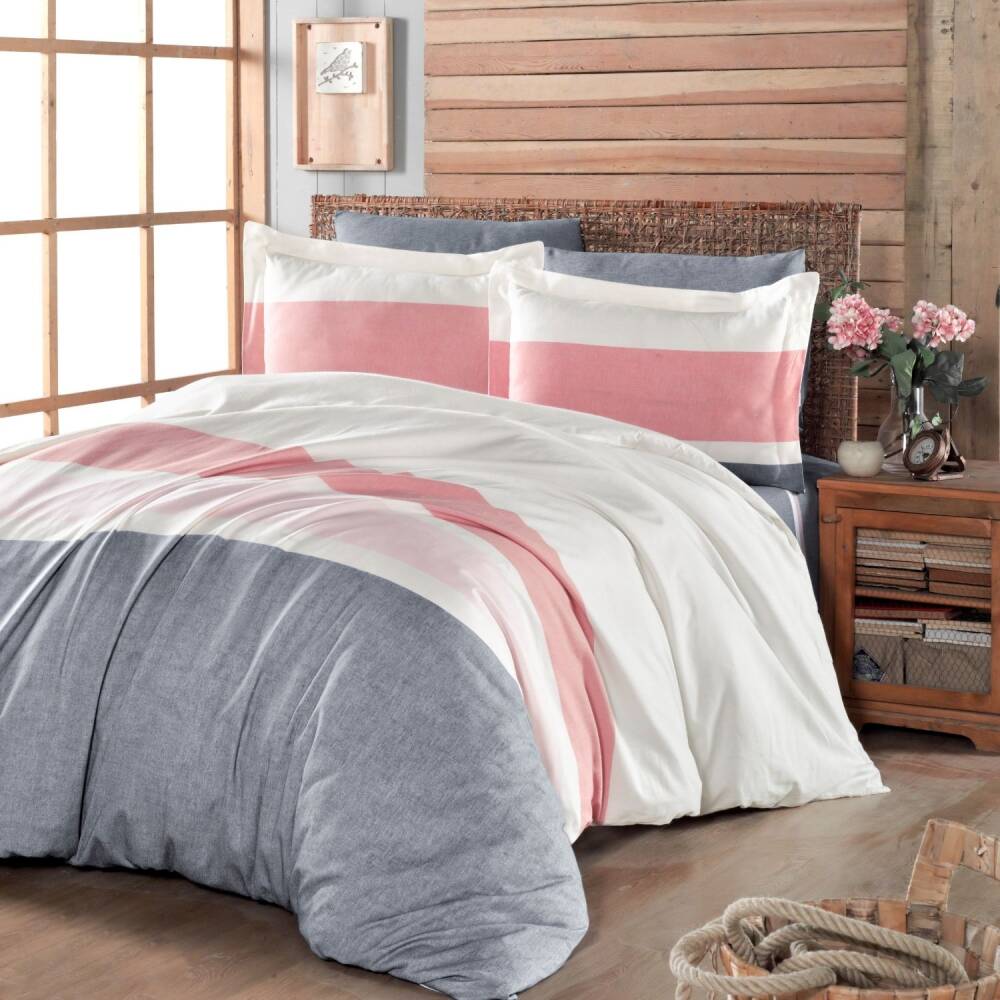 Saint Louis Stripe Çift Kişilik Nevresim Takımı 200x220 Cm - 8