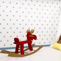 Sallanan Geyik Ahşap Oyuncak - 1