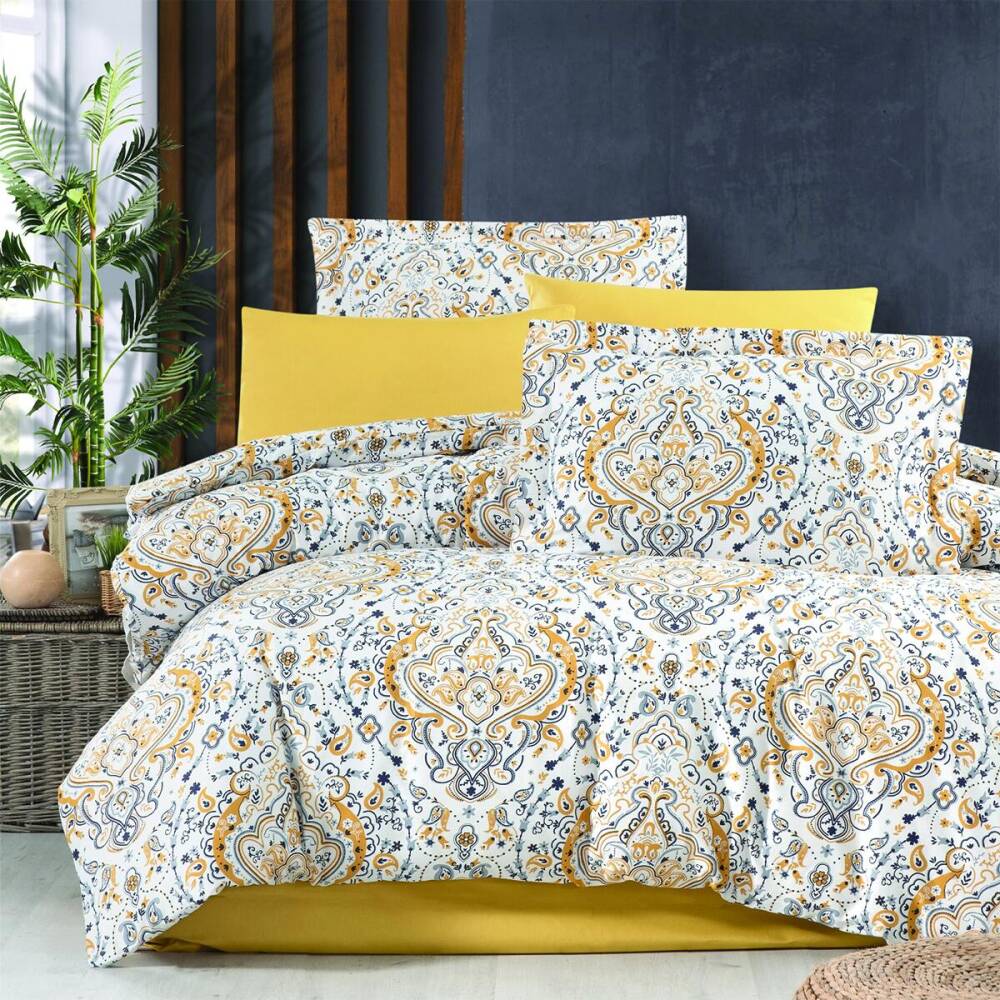 Saten Deluxe Nevresim Çift Kişilik Rishi 220x240 cm - Maxstyle