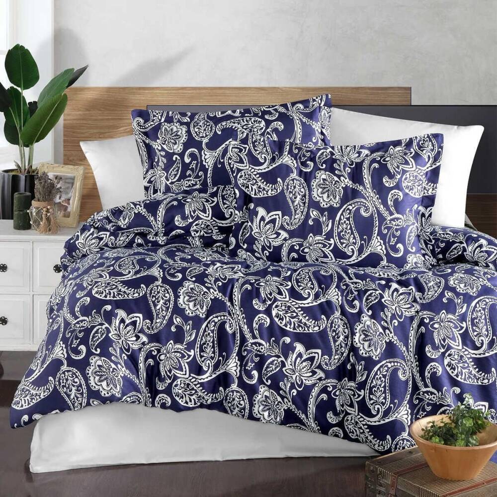 Saten Deluxe Nevresim Çift Kişilik Vanka 220x240 cm - Maxstyle