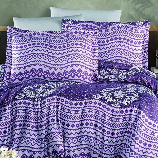 Saten Deluxe Nevresim Çift Kişilik Vitya 220x240 cm - 1