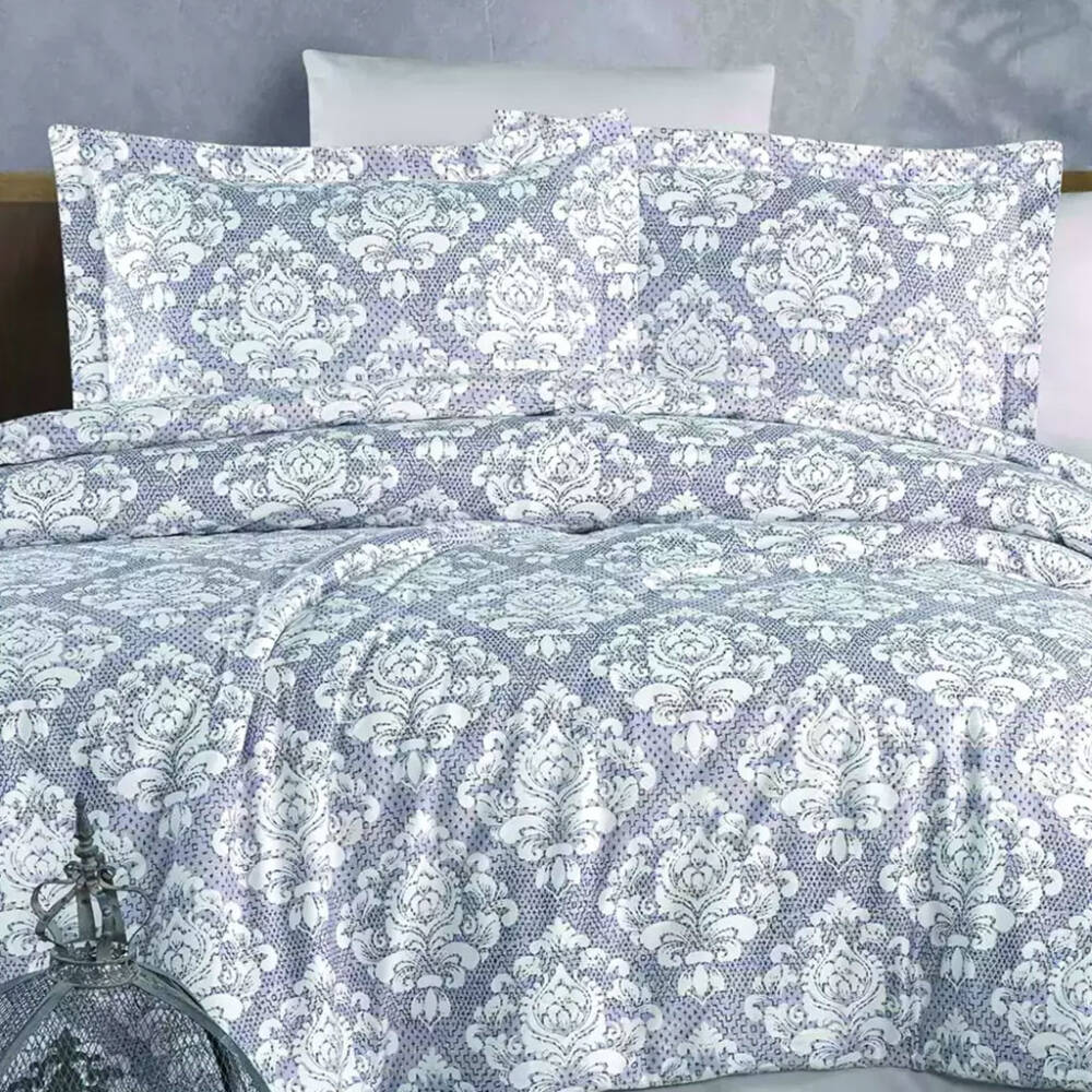 Saten Deluxe Nevresim Çift Kişilik Zorya 220x240 cm - Maxstyle